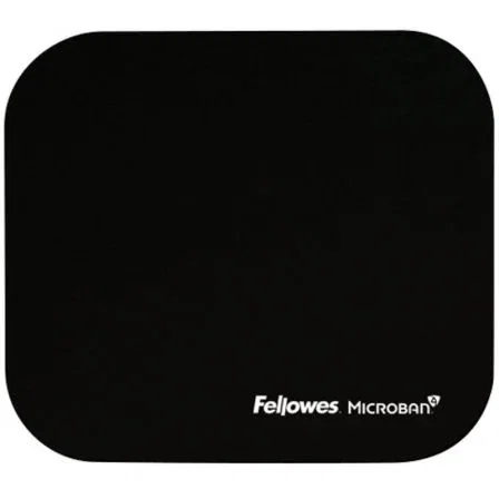 Fellowes Alfombrilla para Ratón Microban Negro Fellowes Alfombrilla para Ratón Microban Negro